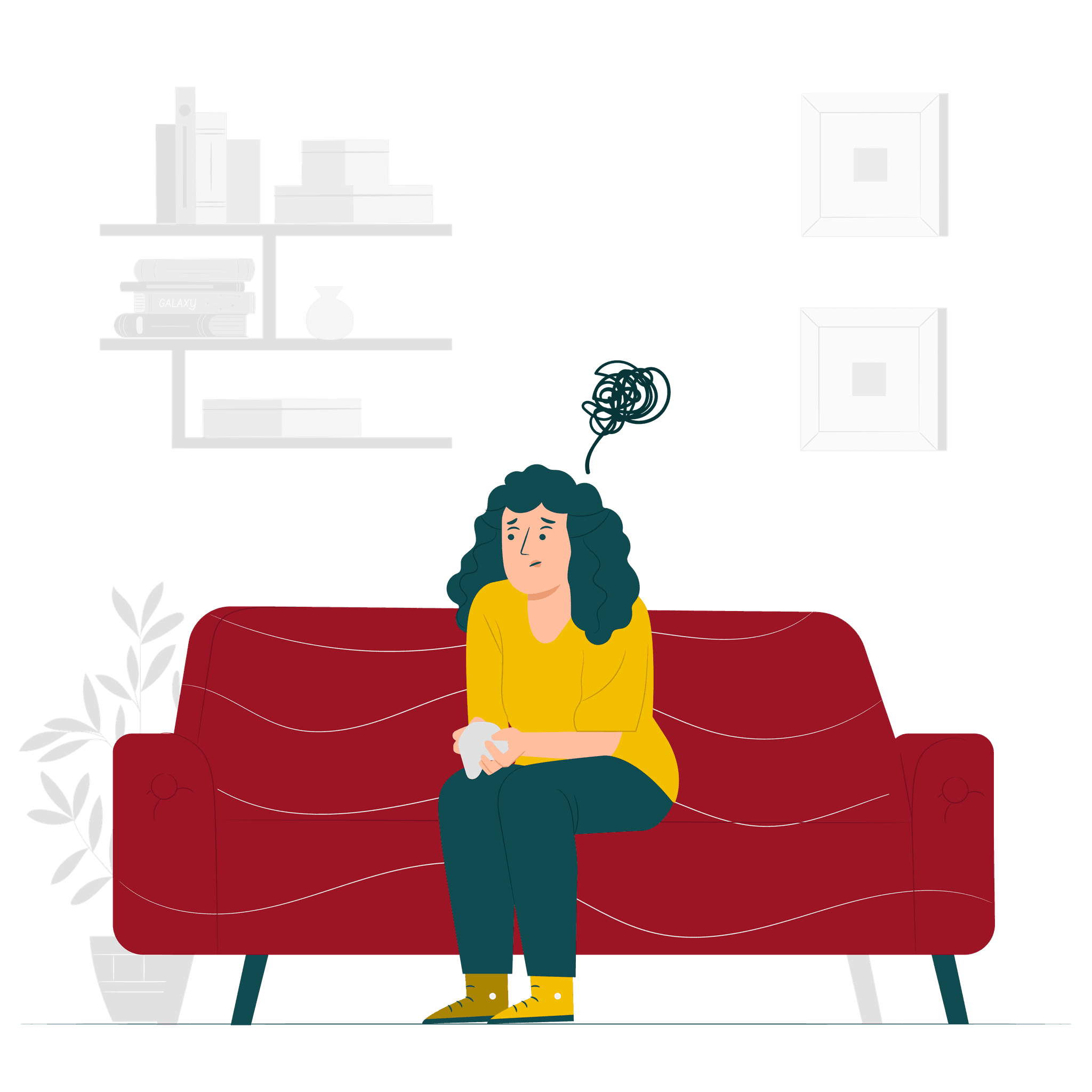 Person feeling overwhelmed, finding support